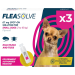 FleaSolve Spot-on Solution for Small Dogs 2-10kg