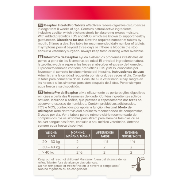 Beaphar IntestoPro - Medium & Large Dogs (over 20kg)