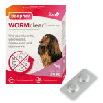 Beaphar Wormclear Dogs - 20kg (2 Tablets)