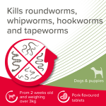 Beaphar Wormclear Dogs - 40kg (4 Tablets)