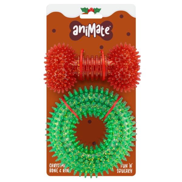 Animate Christmas TPR Ring & Bone Festive Set