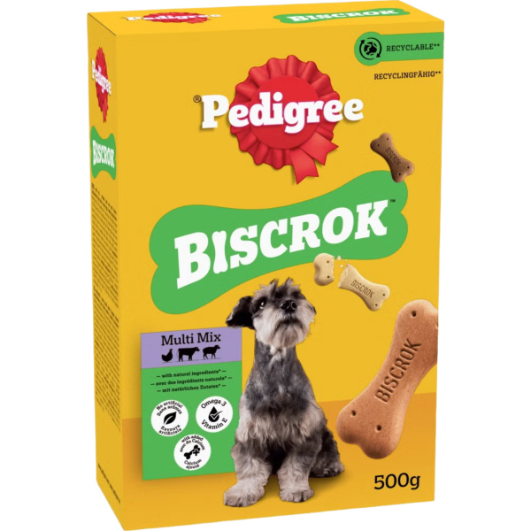 Pedigree Biscrock Biscuits Multi Mix 500g
