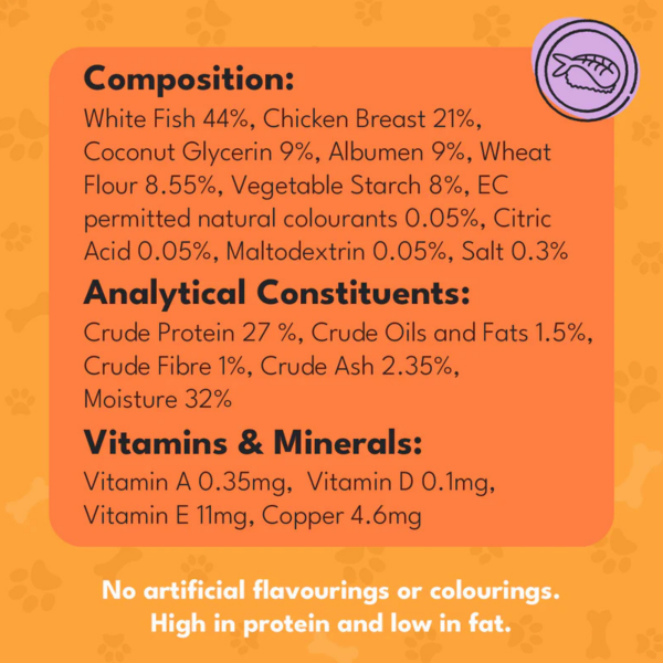 Pet Munchies Training Treats 50g - Sushi