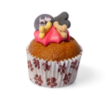 Barking Bakery - Vanilla Woofin with Pink Frosting