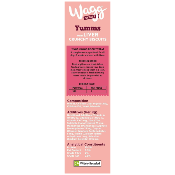 Wagg Yumms 400g - Liver