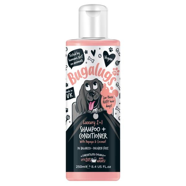 Bugalugs - Luxury 2 in 1 Dog Shampoo & Conditioner 250ml