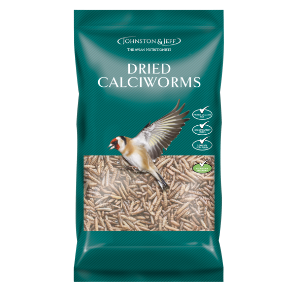 Johnston & Jeff Dried Calciworms 500g