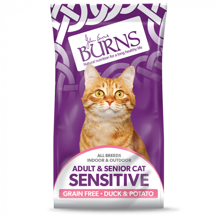 Burns Sensitive & Grain Free Cat Duck & Potato 300g Main Image