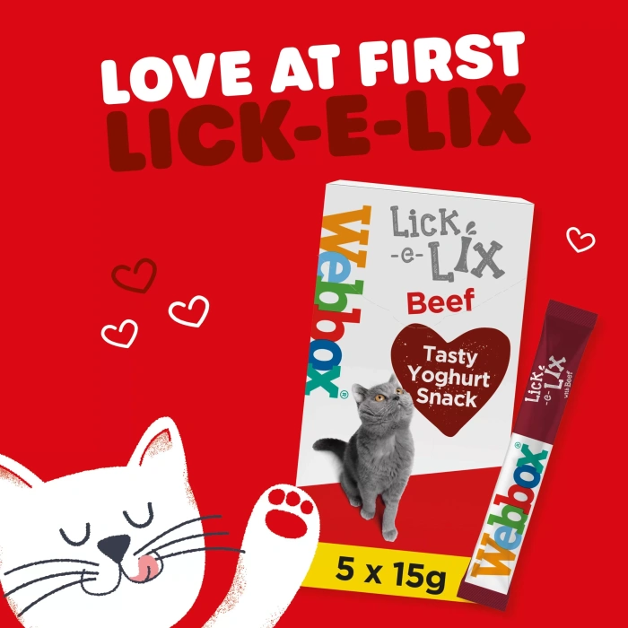 Webbox Cat Lick-E-Lix 75g - Beef Main Image