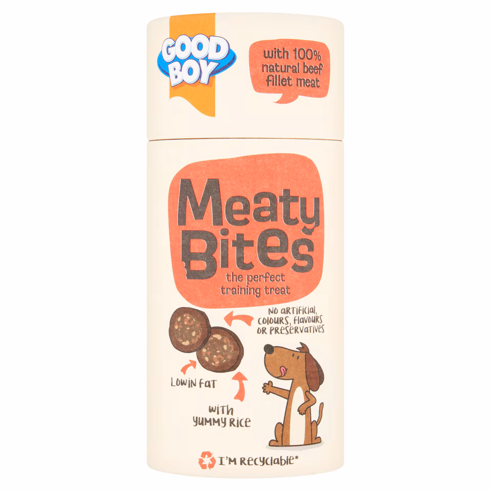 032e1997-7f3e-4645-8cbb-36ea25ac9aa2_1055648716 Good Boy Meaty Bites - Beef 70g - Image 1