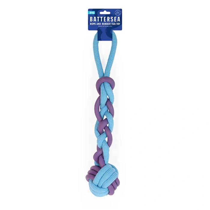 Battersea Rope & Rubber Tug Dog Toy Main Image