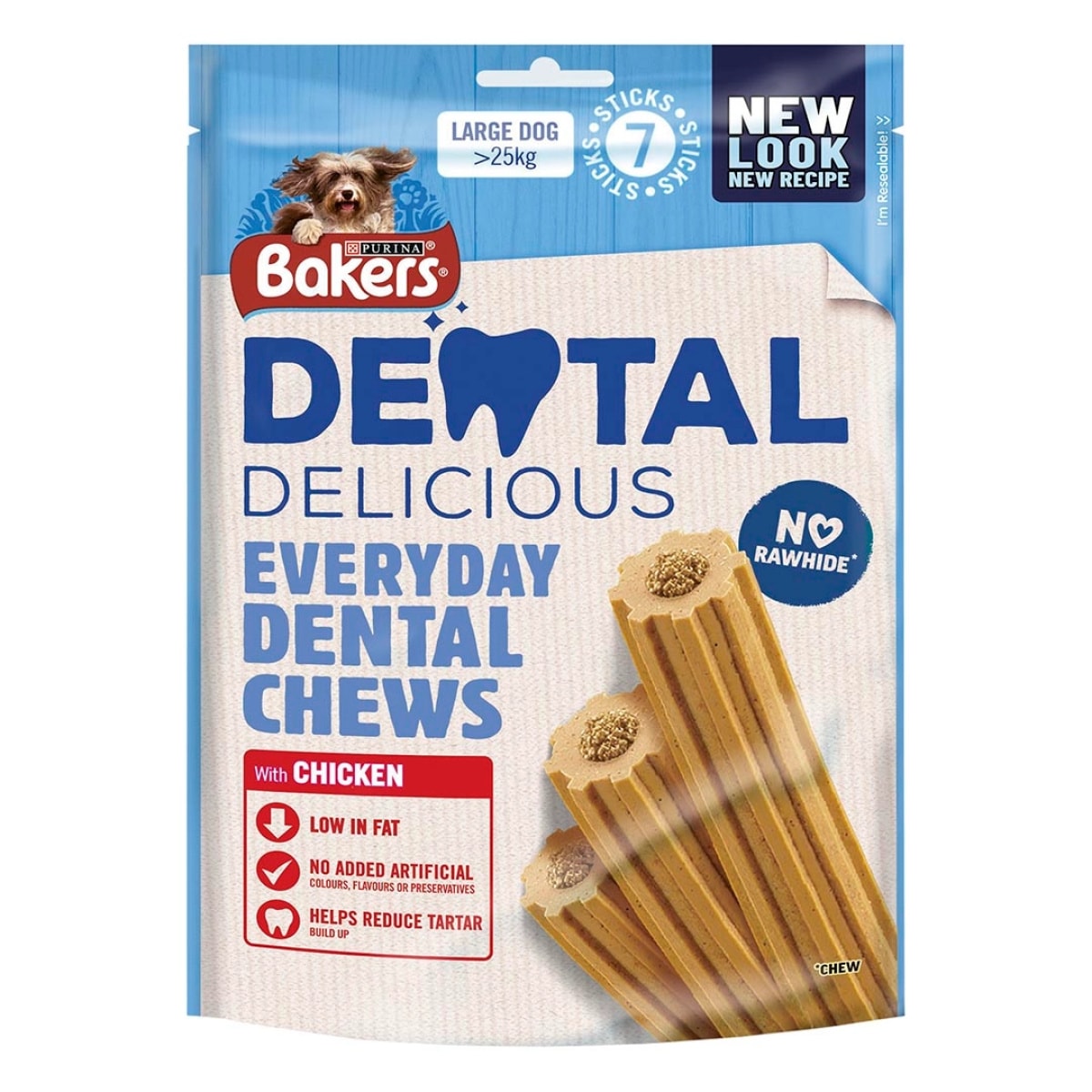 Bakers Dental Delicious Large Dog Chicken 270g Main Image