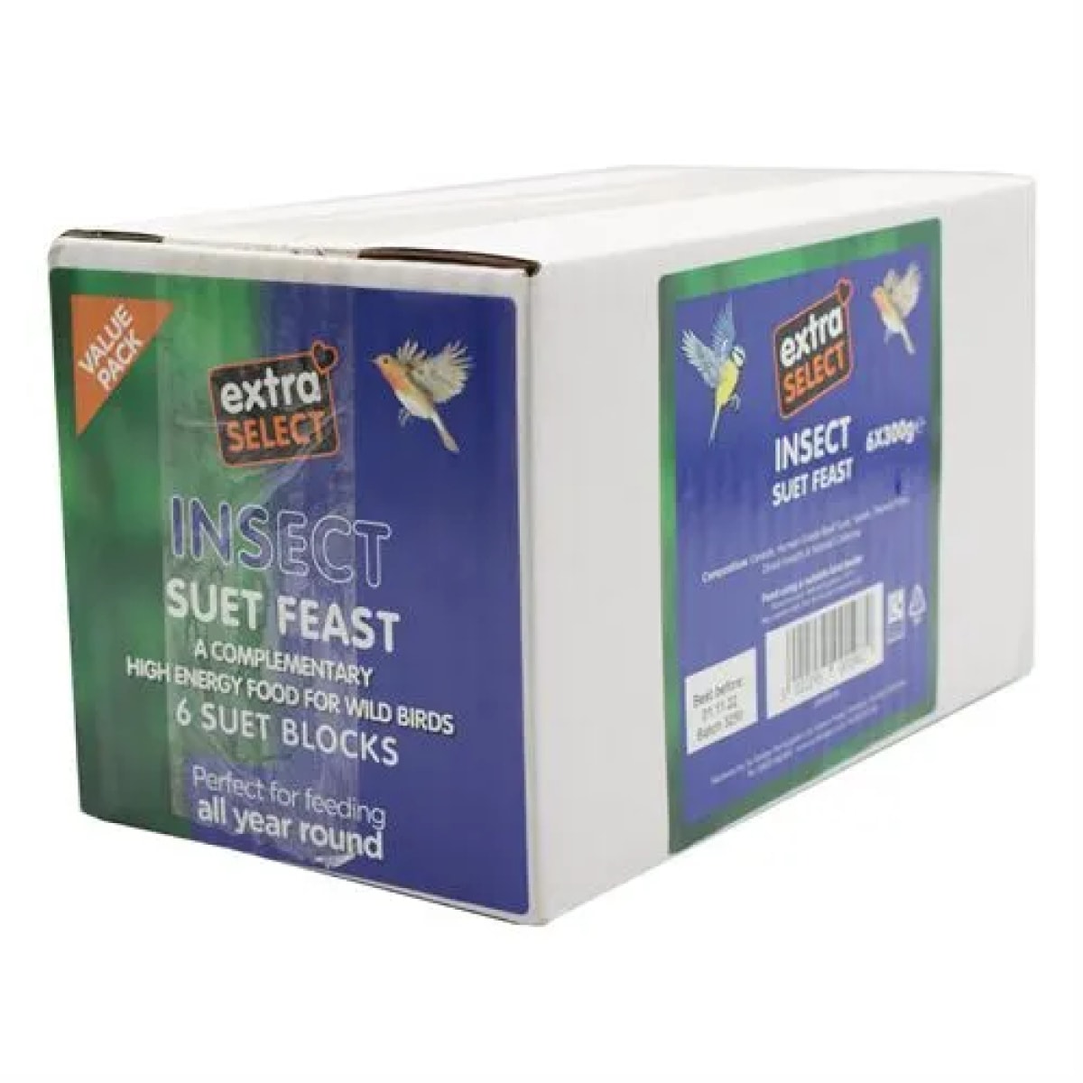 Extra Select Insect Suet Blocks - Value Pack Main Image