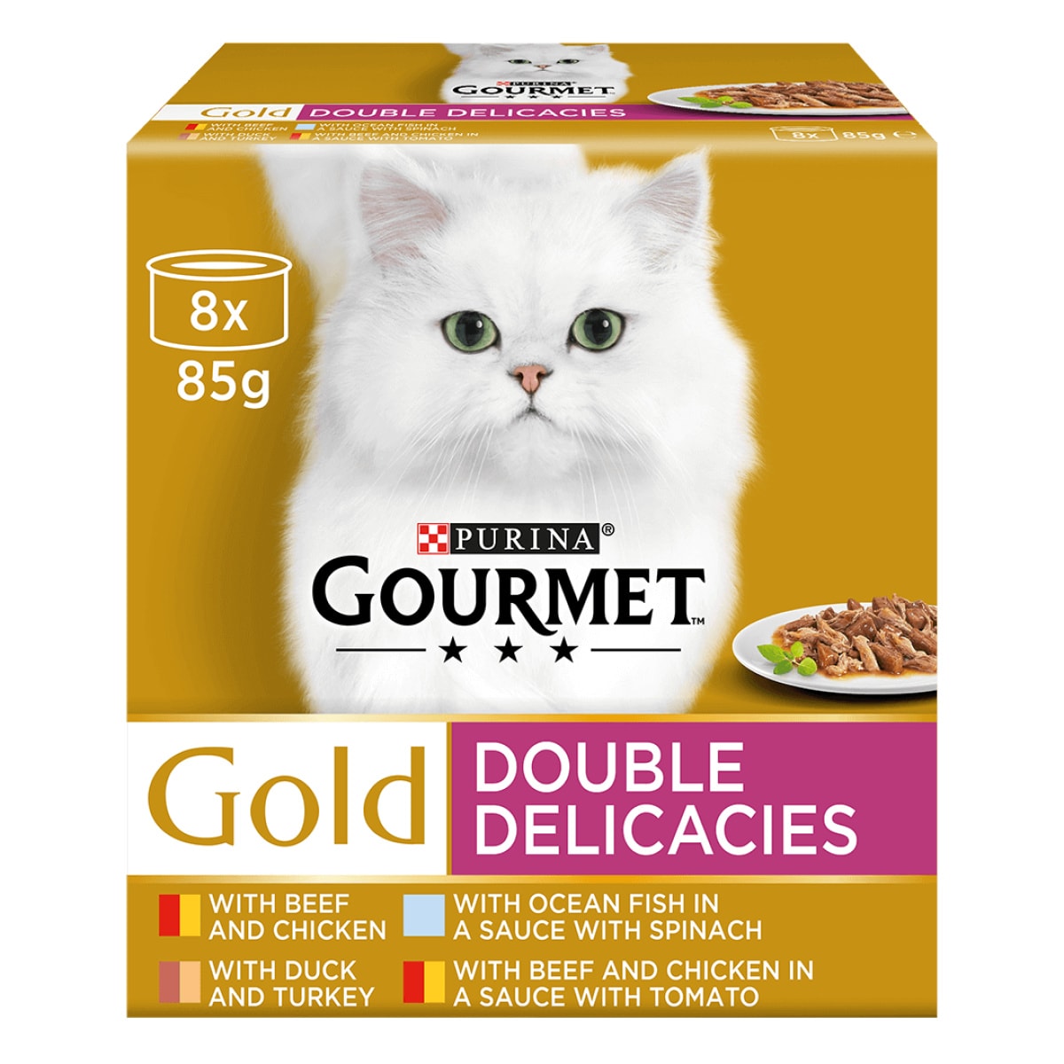 Gourmet Gold - Double Delicacies 8 x 85g Main Image