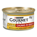 Gourmet Gold in Gravy 85g - Chicken & Liver