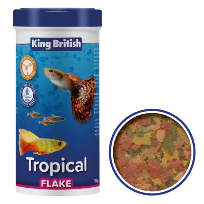 King British Tropical Fish Flake Main Image