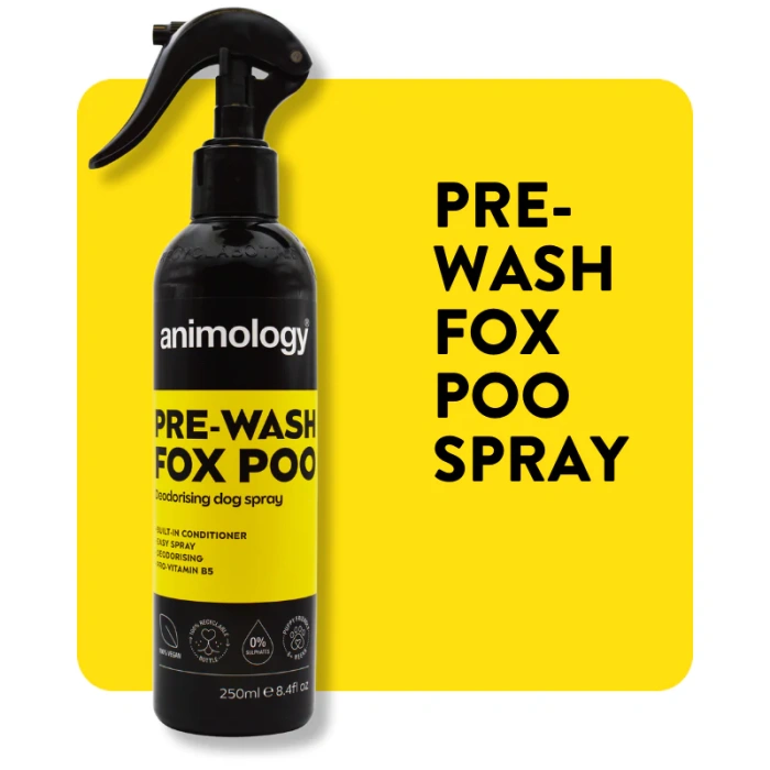 Animology Dog Deodorising Spray - Pre-wash Fox Poo 250ml Main Image