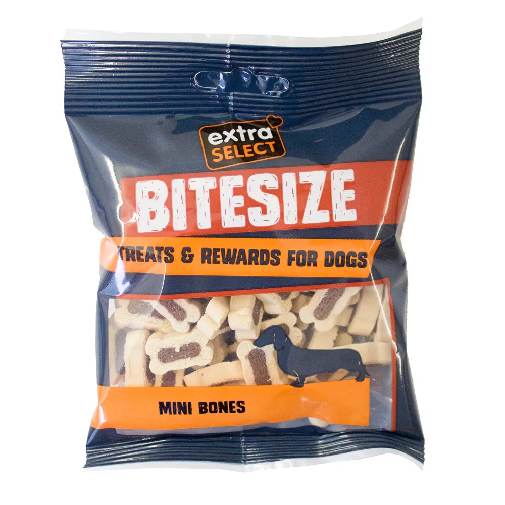 11ES03_1000x1000 Extra Select Bitesize Mini Bones 100g - Image 1