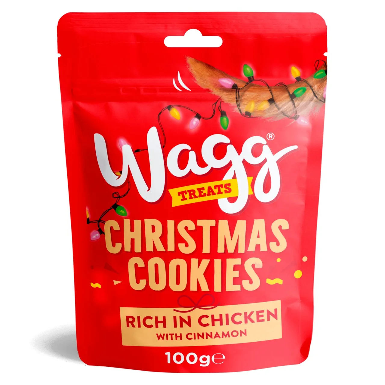 1280x1280 Wagg Christmas Cookies - Chicken & Cinnamon 100g - Image 1