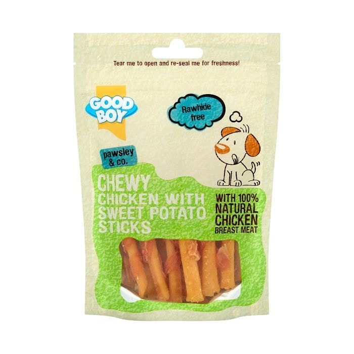 Good Boy Chicken & Sweet Potato Sticks 90g Main Image