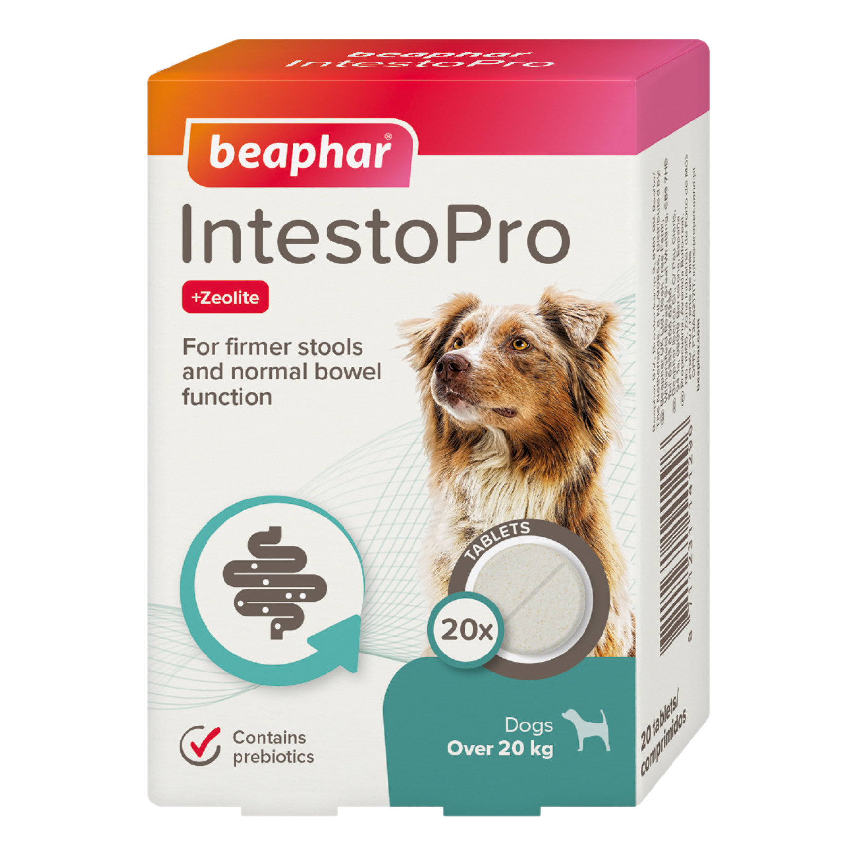 14129_Ecommerce_IntestoPro-Tablets-Dog_EN_2024-1 Beaphar IntestoPro - Medium & Large Dogs (over 20kg) - Image 1