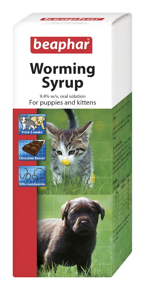17243-hero_1605894235 Beaphar Worming Syrup for Puppies & Kittens 45ml - Image 1