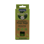 Ancol Made From Refill Poop Bag Rolls - Degradable 60 Bags