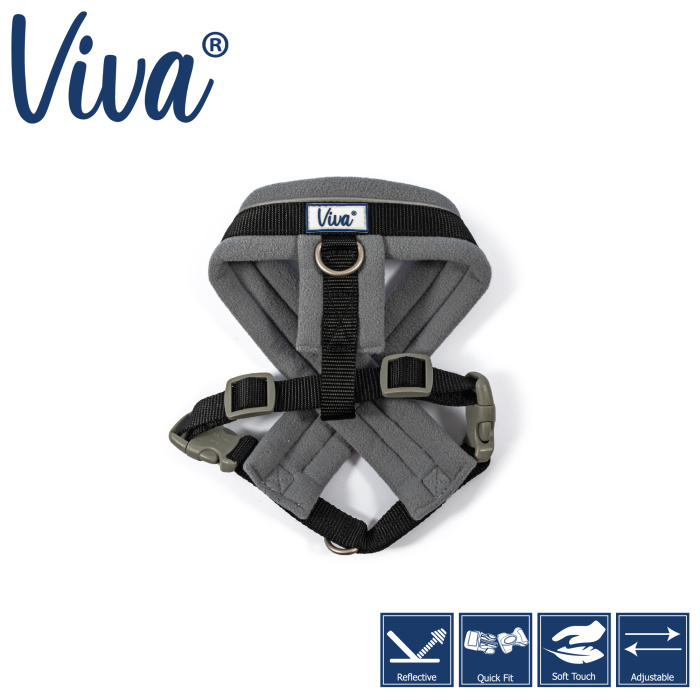 Ancol Viva Padded Harness - Black Main Image