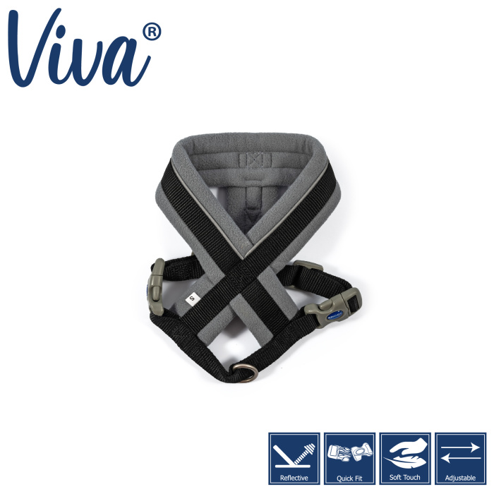 Ancol Viva Padded Harness - Black Main Image