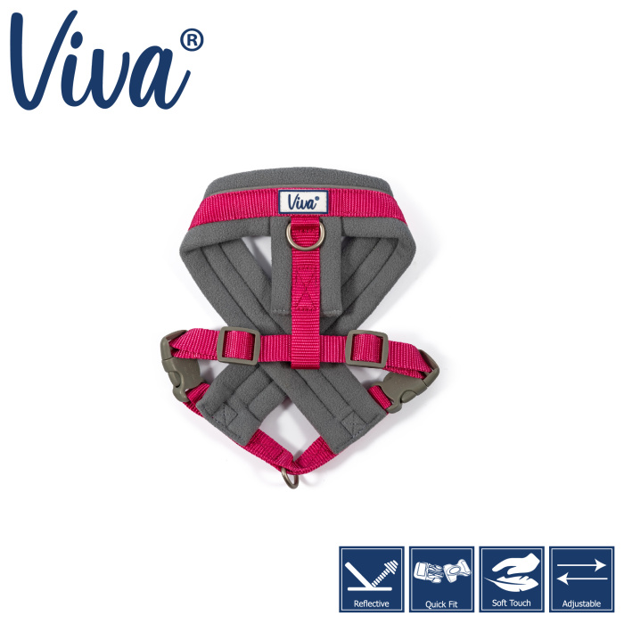 Ancol Viva Padded Harness - Pink Main Image