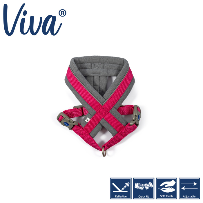 Ancol Viva Padded Harness - Pink Main Image