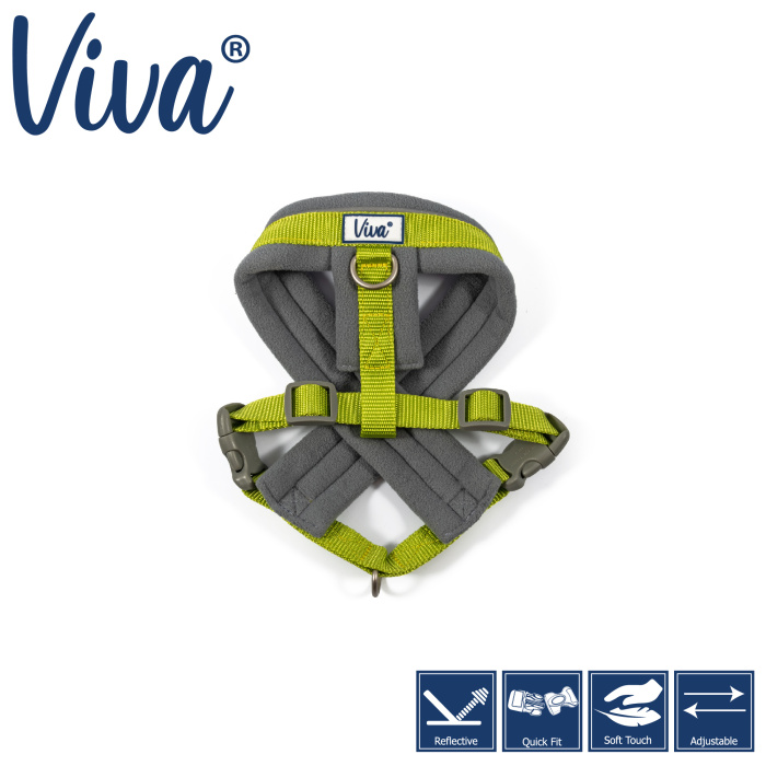 Ancol Viva Padded Harness - Lime Main Image