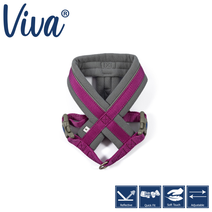 Ancol Viva Padded Harness - Purple Main Image