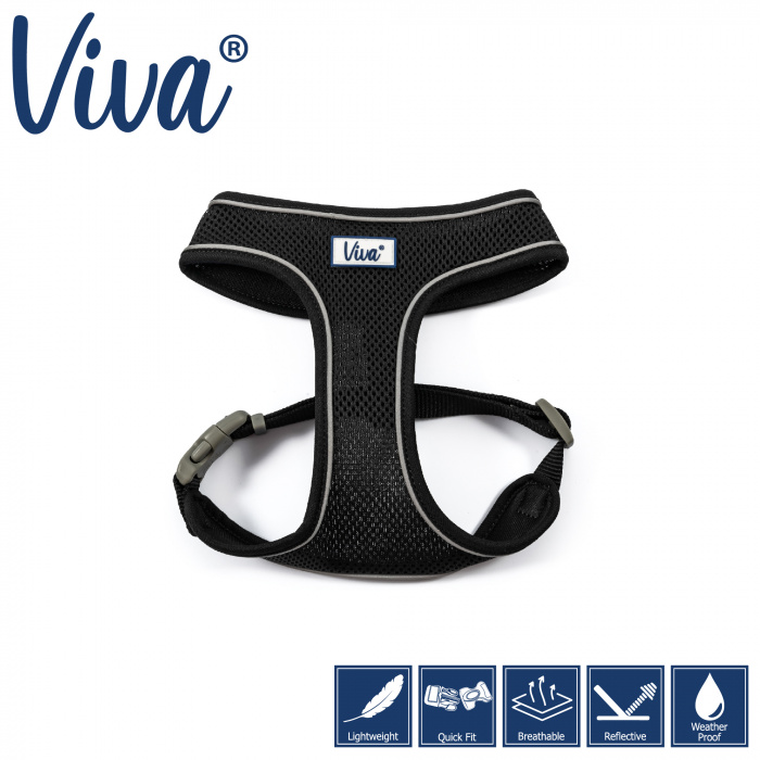 Ancol Viva Comfort Harness - Black Main Image