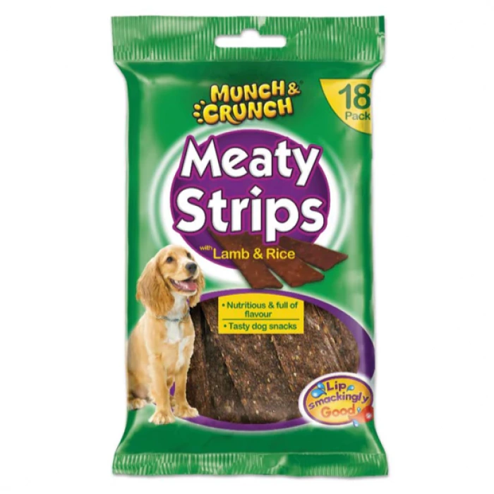 Munch & Crunch Lamb & Rice Strips 18pk Main Image