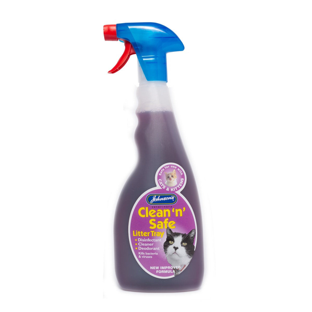 Johnson's Clean & Safe Litter Tray Spray 500ml Main Image