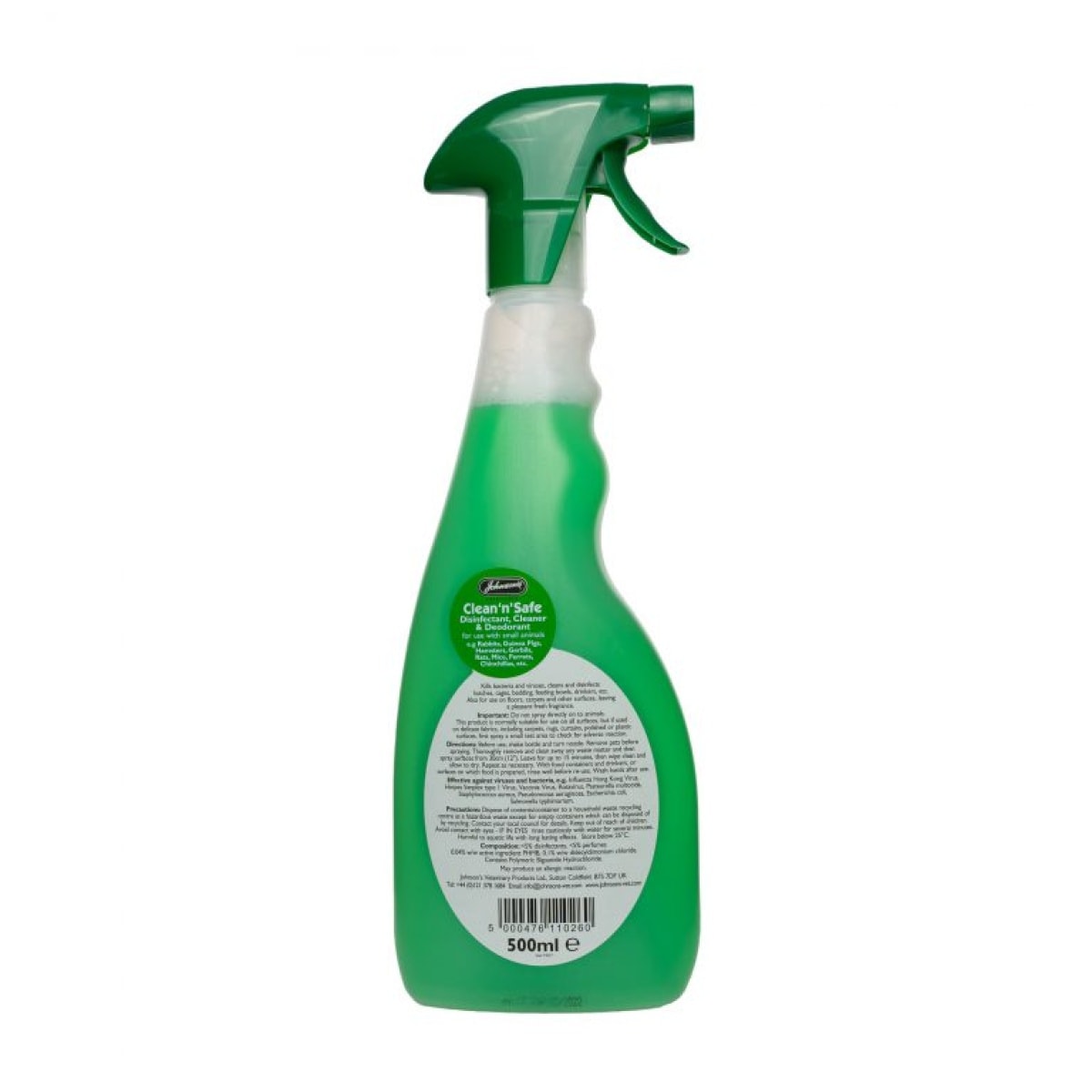 Johnson's Clean & Safe Small Animal 500ml Product Image