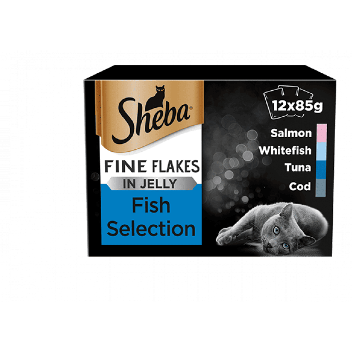 Sheba FF Fish Selection in Jelly 12 x 85g Product Image