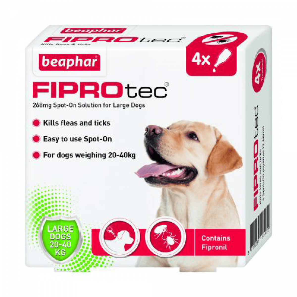 Beaphar – FIPROtec Spot On Large Dog – Pawfect Supplies Ltd Product Image