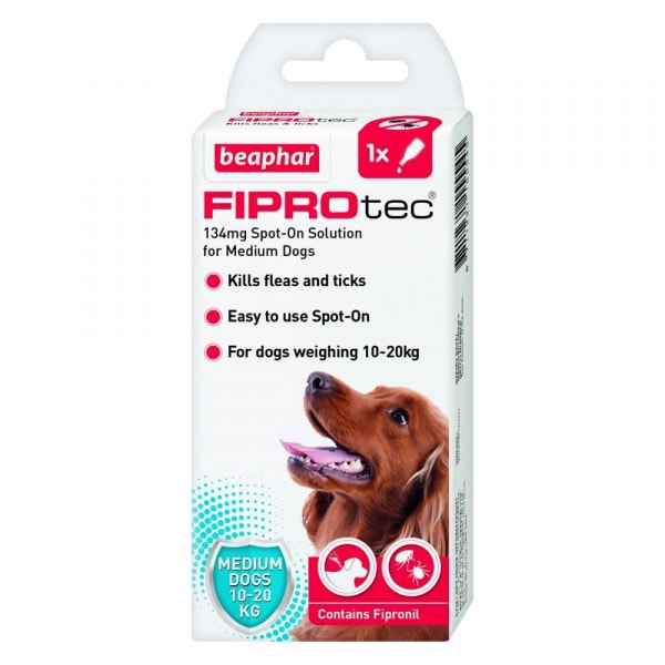 Beaphar – FIPROtec Spot On Medium Dog – Pawfect Supplies Ltd Product Image