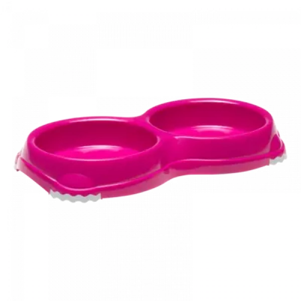 Smarty Bowl Double – Grey – Pawfect Supplies Ltd Product Image