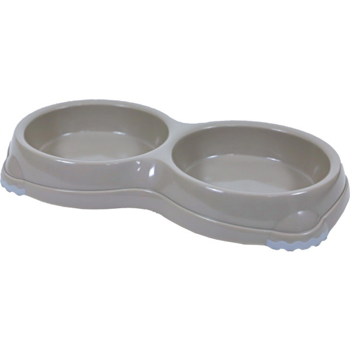 Smarty Bowl Double – Grey – Pawfect Supplies Ltd Product Image