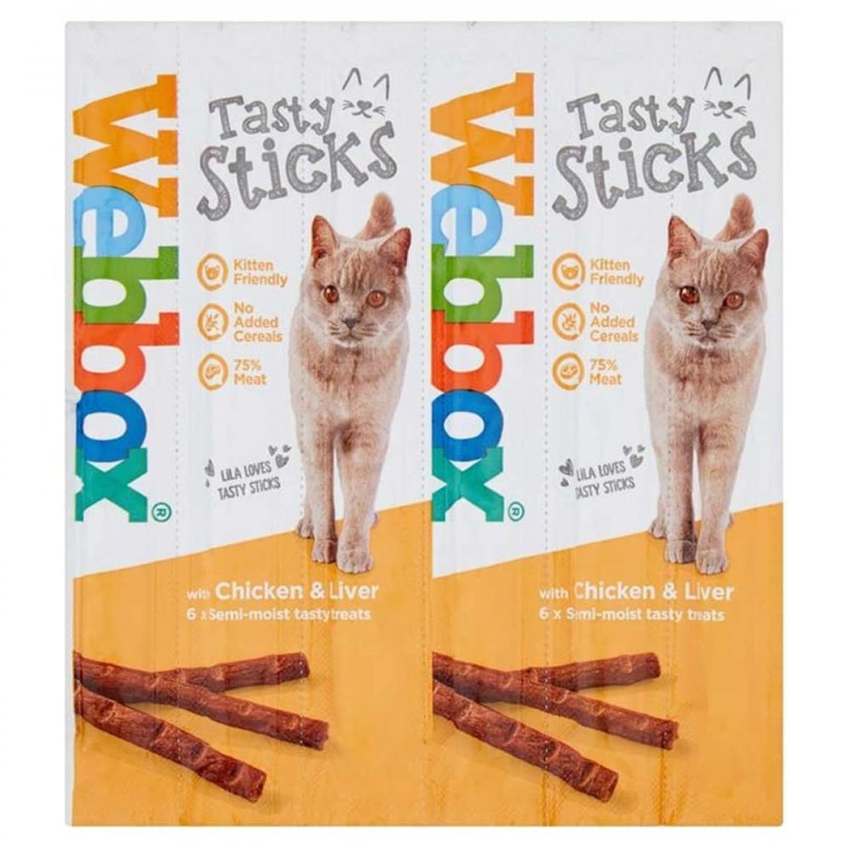 Webbox Tasty Sticks – Chicken & Liver – Pawfect Supplies Ltd Product Image