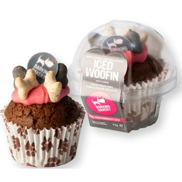 Barking Bakery Cupcake – Vanilla Iced Vanilla Cupcake – Pawfect Supplies Ltd Product Image