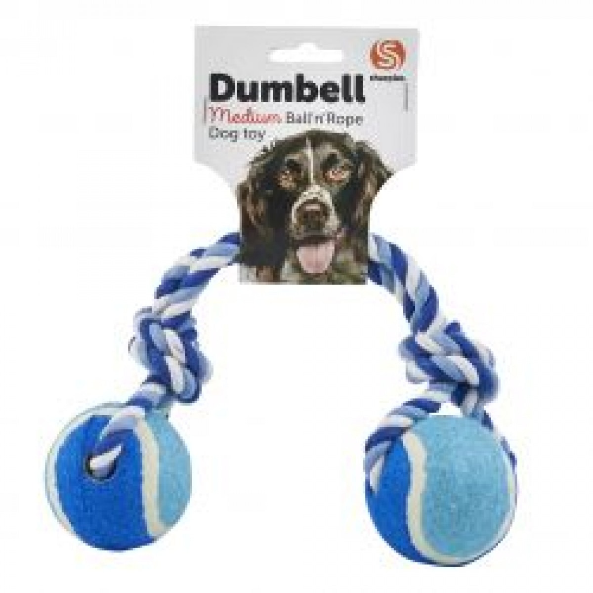 Ruff ‘N’ Tumble – Tennis Ball & Rope Dumbell – Pawfect Supplies Ltd Product Image