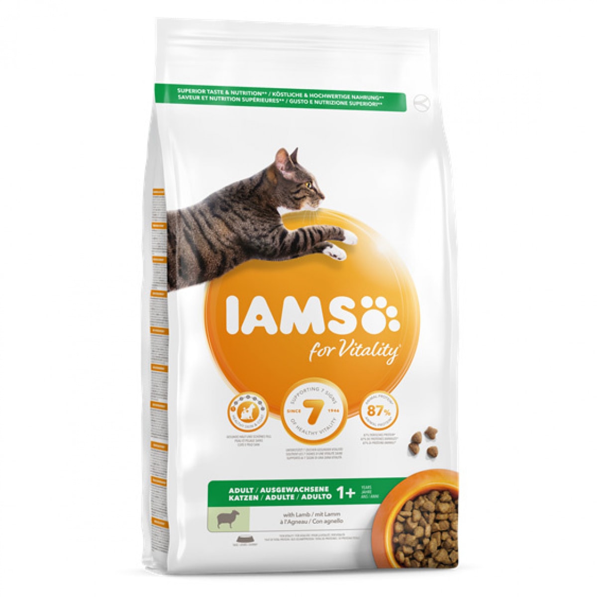 IAMS Vitality - Dry Adult With Lamb 2kg Main Image