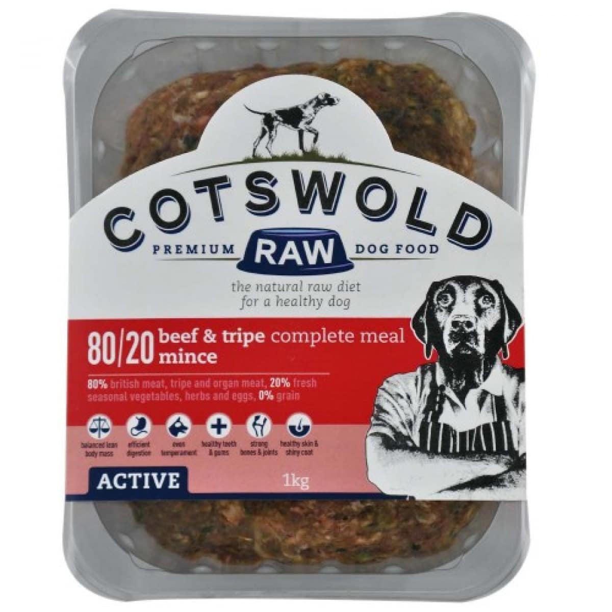 Cotswold Raw – Active Mince Beef & Tripe 500g – Pawfect Supplies Ltd Product Image