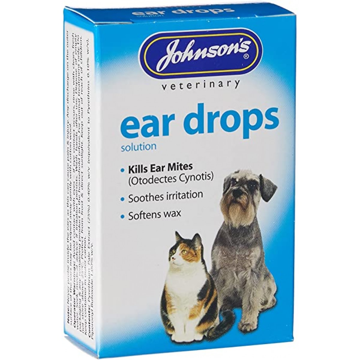 Johnson’s – Ear Drops 15ml – Pawfect Supplies Ltd Product Image