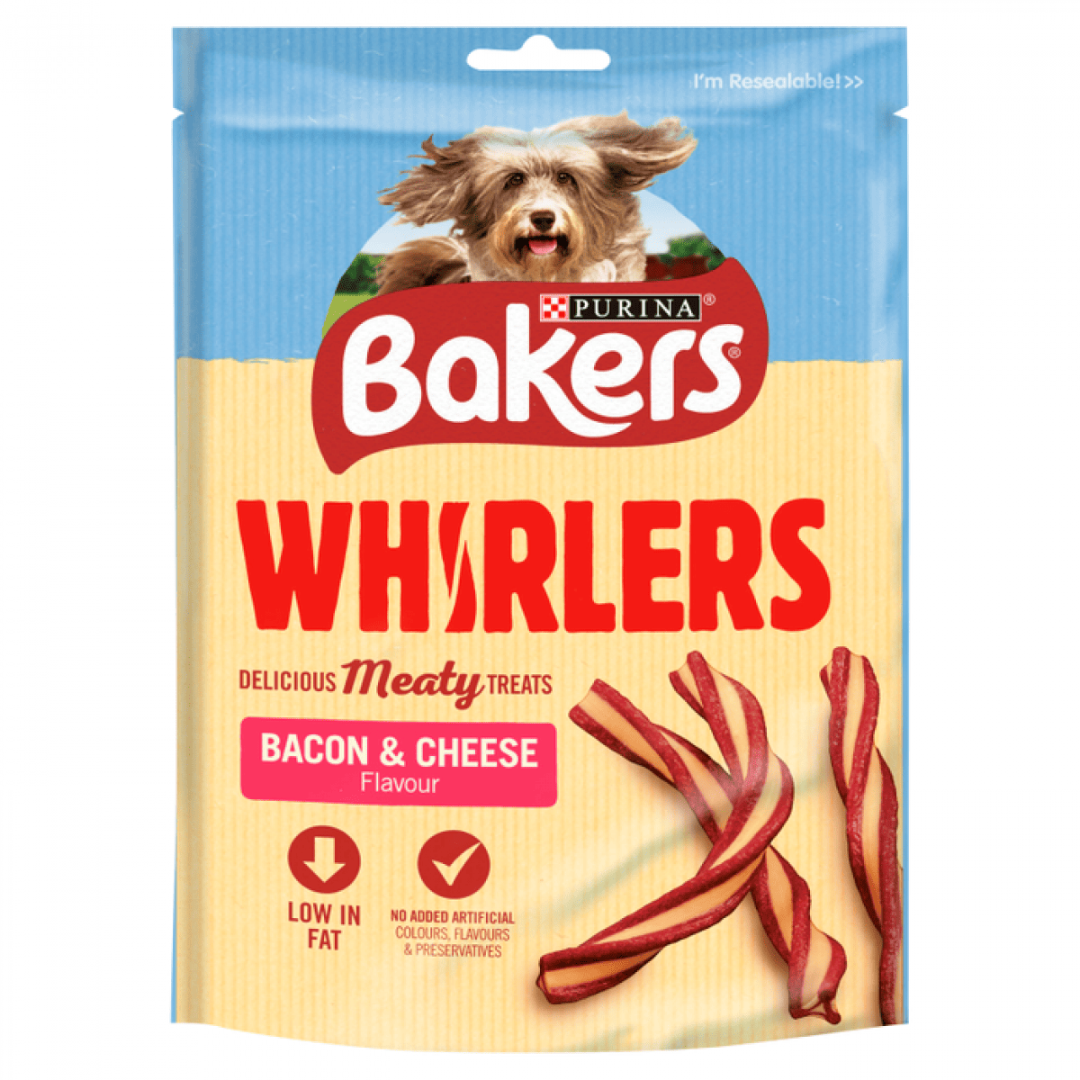 Bakers- Bacon & Cheese Whirlers 130g – Pawfect Supplies Ltd Product Image
