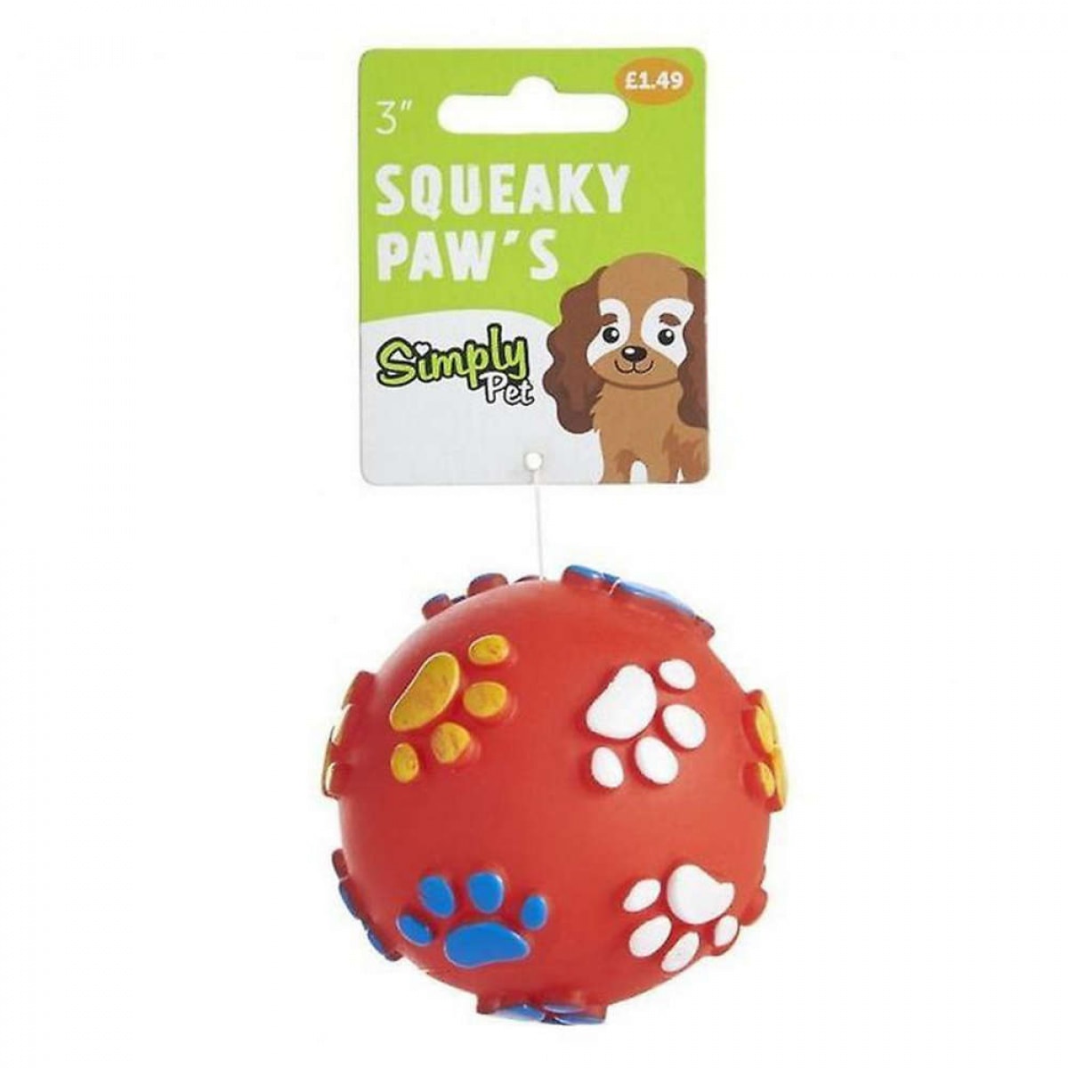 Squeaky Paw Dog Toy Main Image